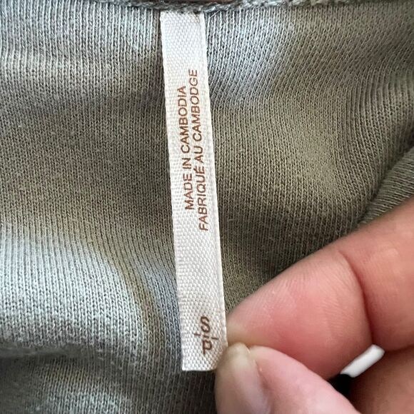 Free People Oversized Ruby Jacket Shacket Womens Small Boyfriend Gray Boho Beach - Picture 5 of 16